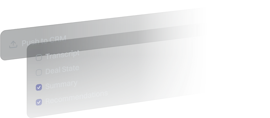 Share the full picture with your CRM